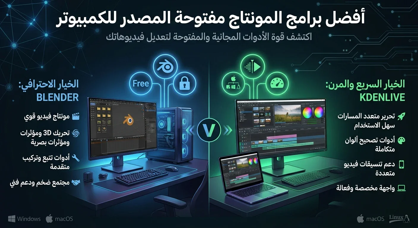 image about أفضل برامج المونتاج مفتوحة المصدر للكمبيوتر