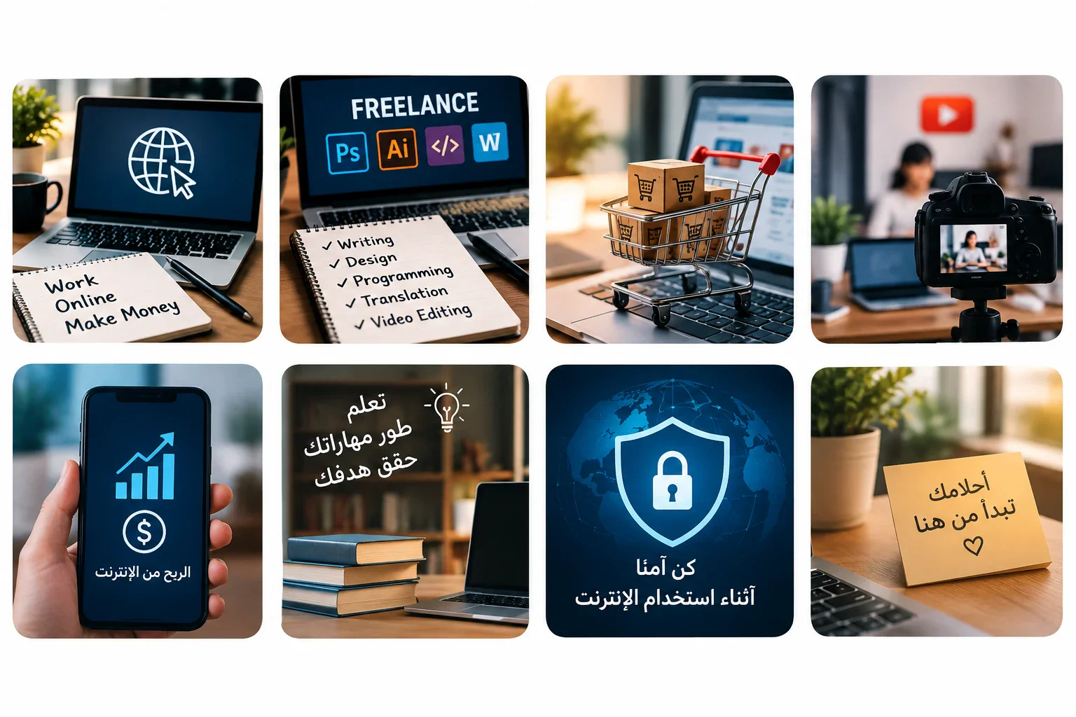 image about الربح من الإنترنت: طريقك إلى النجاح وبناء مستقبل أفضل 
