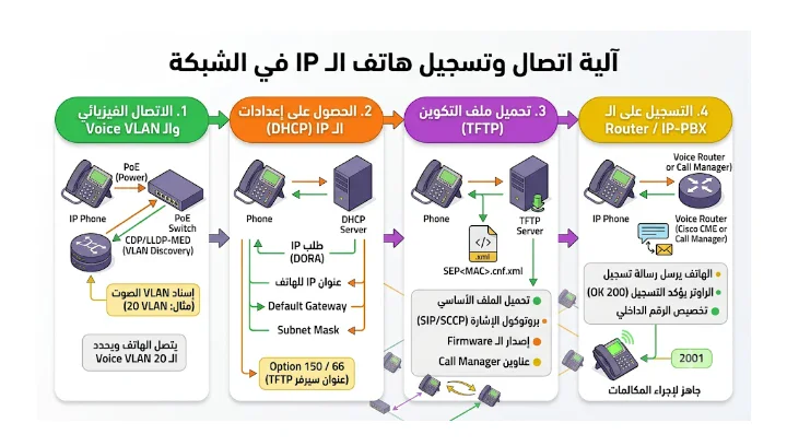 image about رحلة إنشاء عنوان IP Phone على شبكة الإنترنت