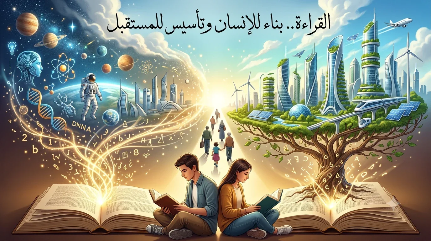 image about القراءة.. مفتاح المعرفة وتطوير الذات وبناء شخصية أكثر وعيًا وقدرة على التفكير والتحليل والتعلم المستمر في عصر التكنولوجي