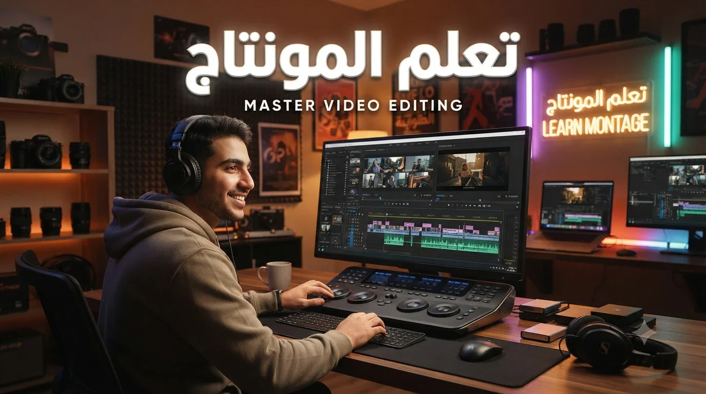 image about فوائد تعلم المونتاج وفرص العمل المتاحة فيه