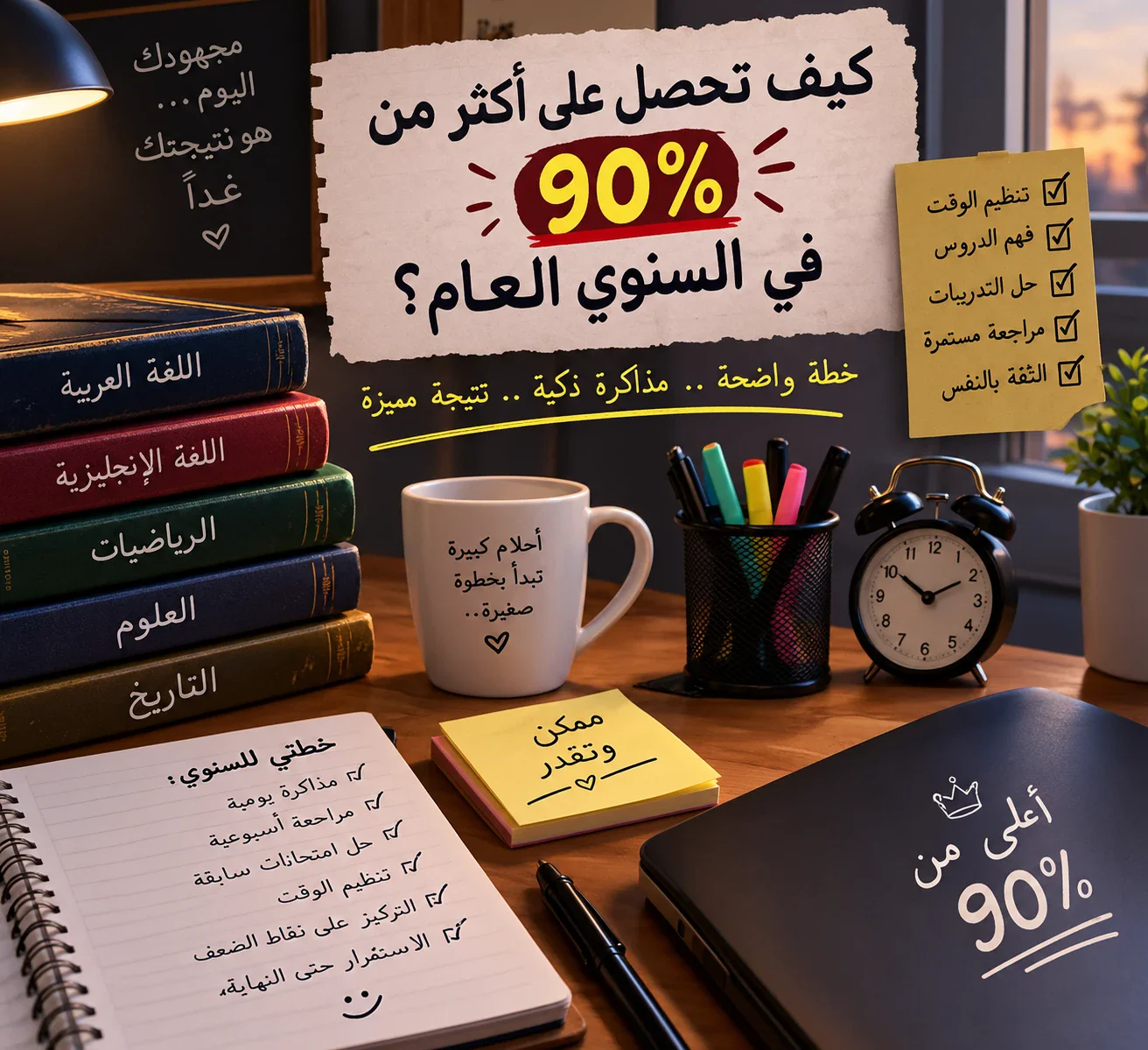 image about ازاي تجيب فوق ال 90 ٪ لطلاب الثانويه العامه 