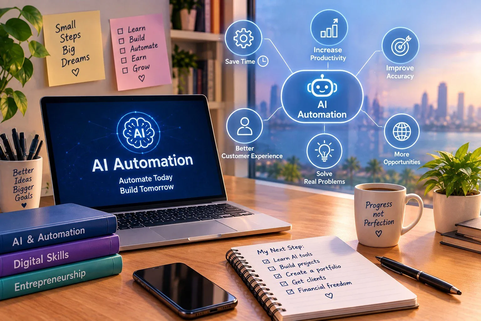 image about كيف تبدأ العمل في مجال AI Automation من الصفر؟ دليل للمبتدئين 2026