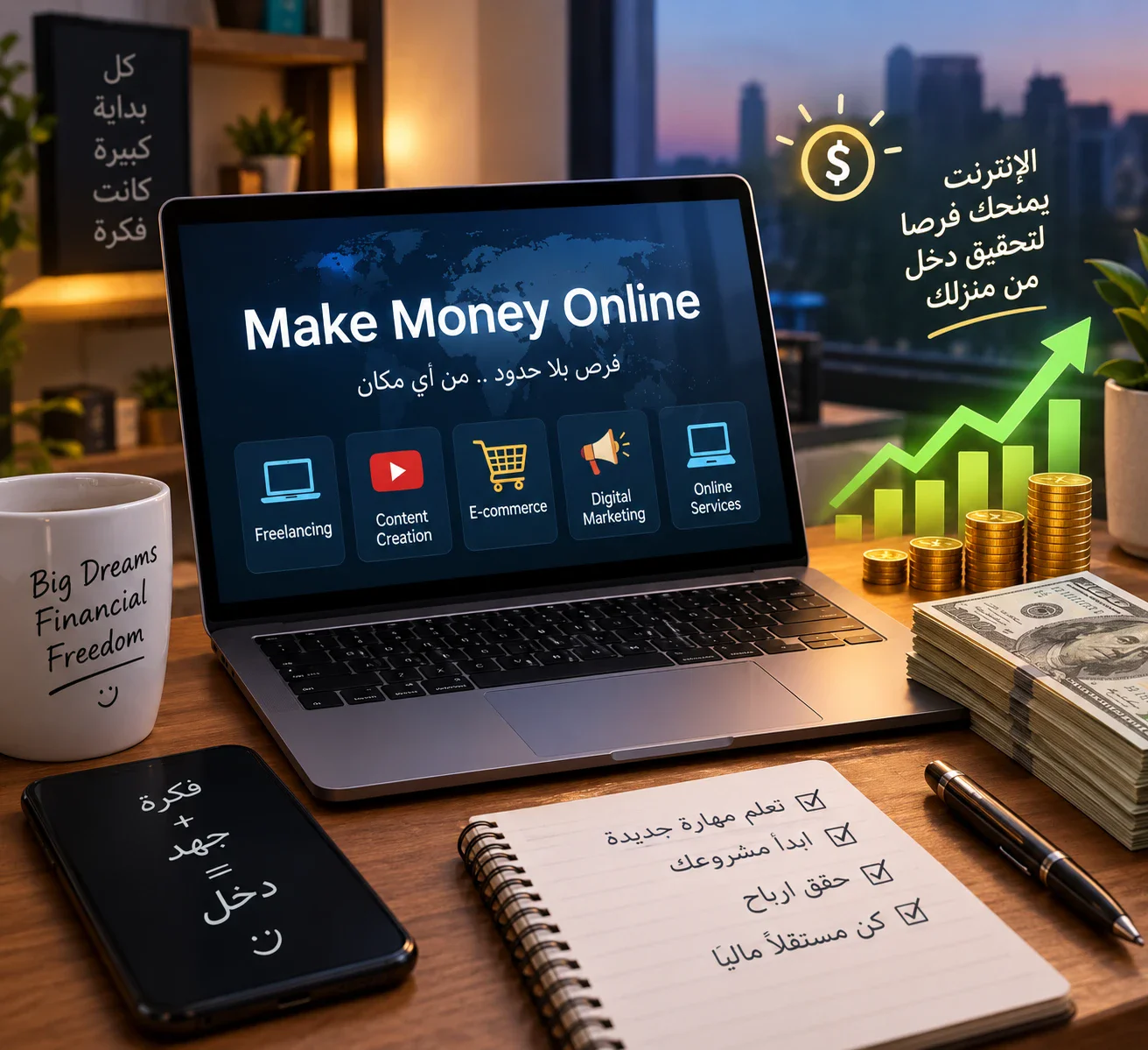 image about الربح من الانترنت
