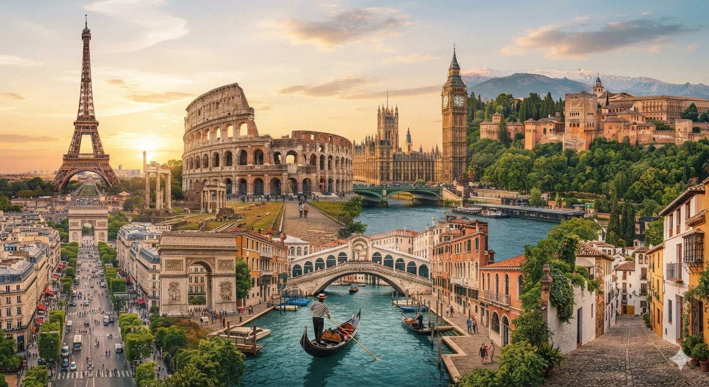 image about اشهر خمس مناطق سياحية في القارة الاوربية