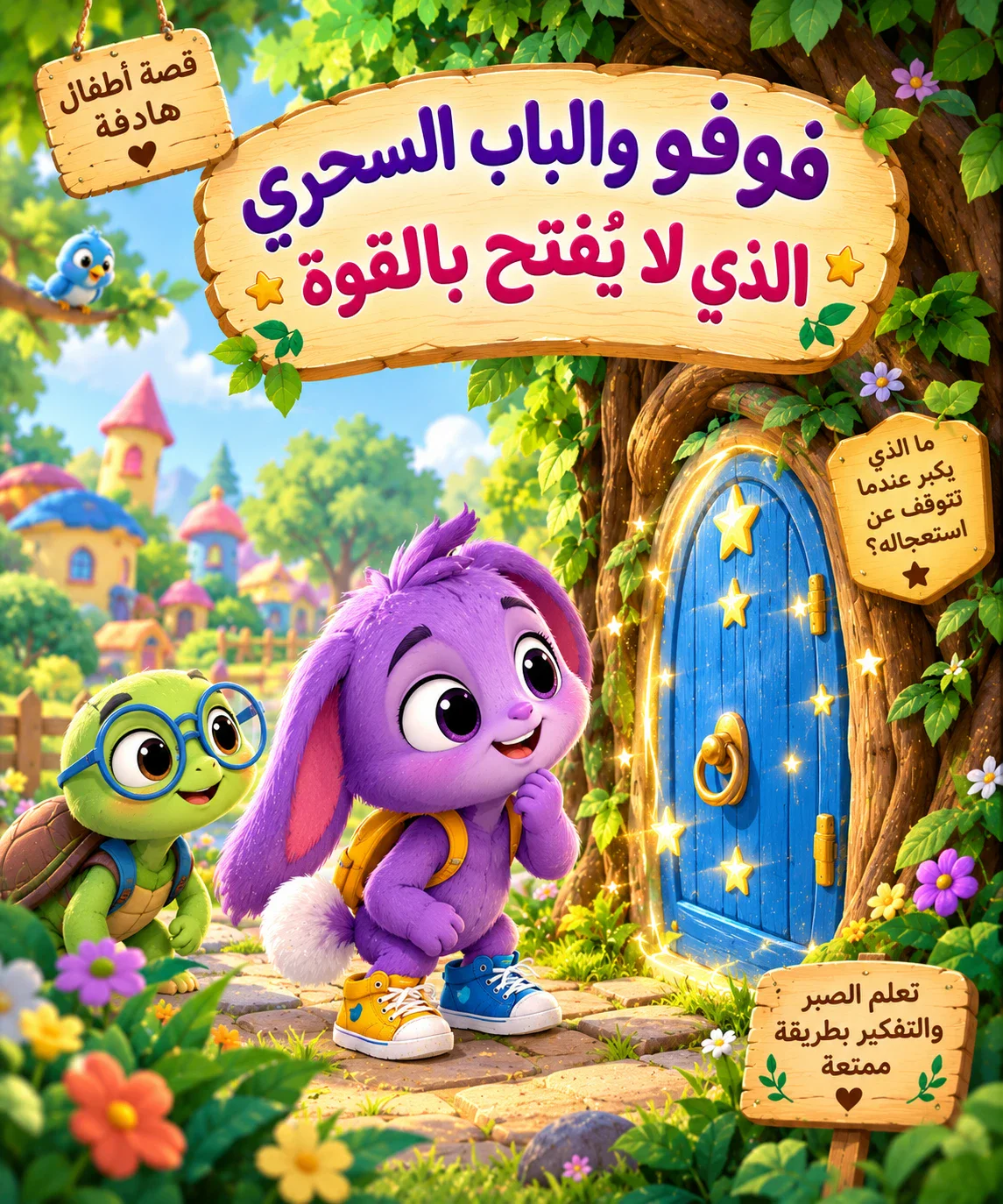 image about فوفو والباب الذي لا يُفتح بالقوة
