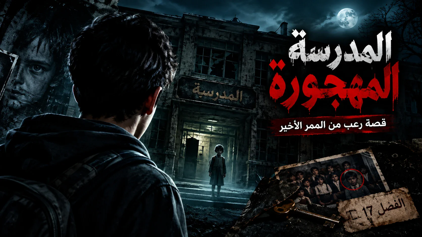 image about المدرسة المهجورة: قصة رعب من الممر الأخير