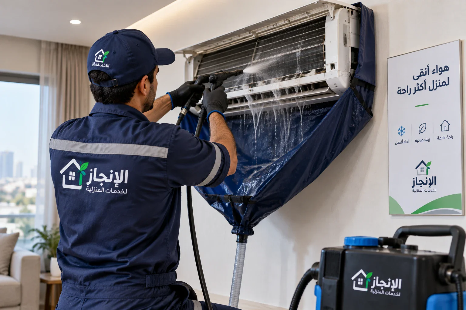 image about غسيل المكيفات بالرياض: متى يحتاج المكيف إلى تنظيف وما الفرق بين الغسيل والصيانة؟