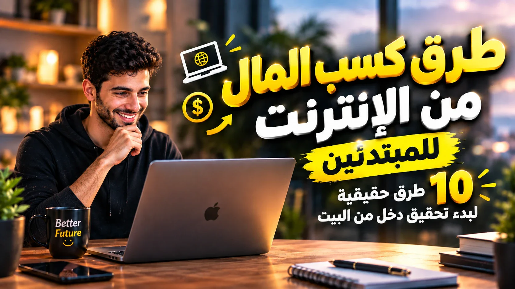 image about طرق كسب المال من الإنترنت للمبتدئين: 10 طرق حقيقية لبدء تحقيق دخل من البيت