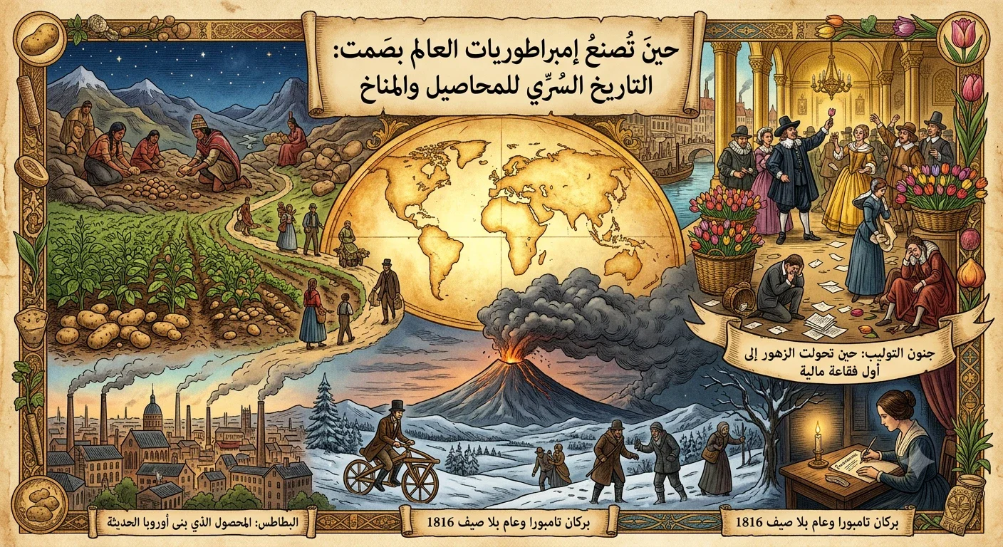 image about حين تُصنع إمبراطوريات العالم بصمت: التاريخ السرّي للمحاصيل والمناخ