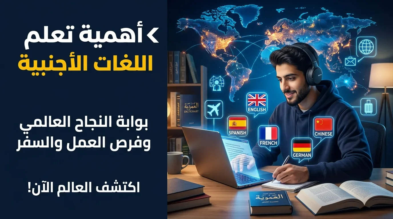 image about أهمية تعلم اللغات: كيف تفتح اللغة الجديدة أبواب التعليم والعمل؟