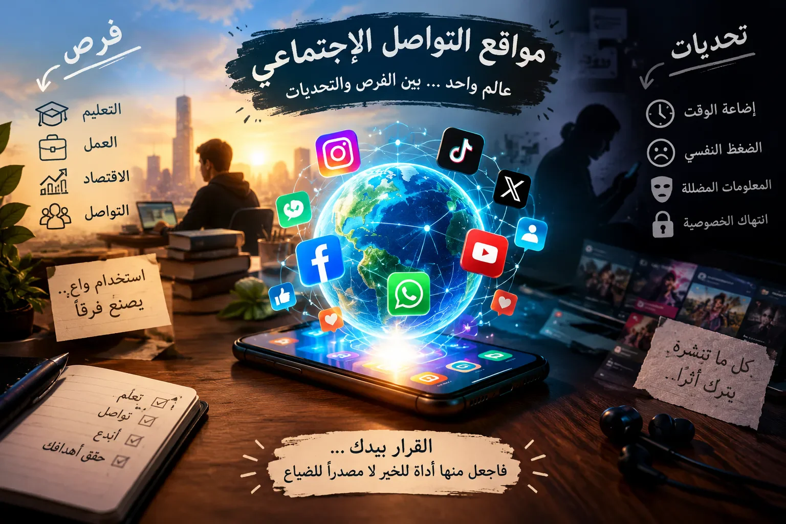 image about مواقع التواصل الاجتماعي: ثورة رقمية غيّرت حياتنا