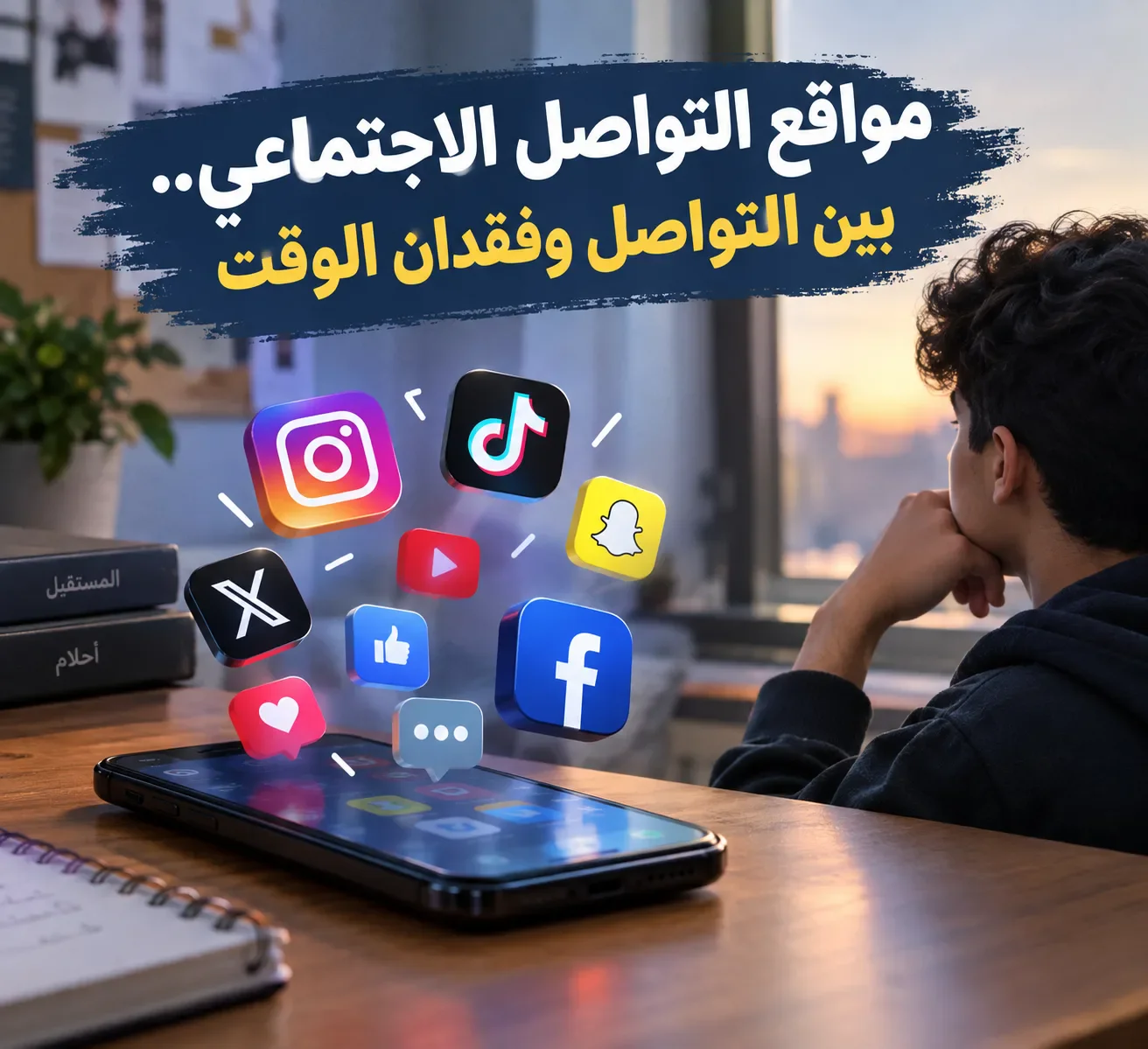 image about مواقع التواصل الاجتماعي.. بين التواصل وفقدان الوقت