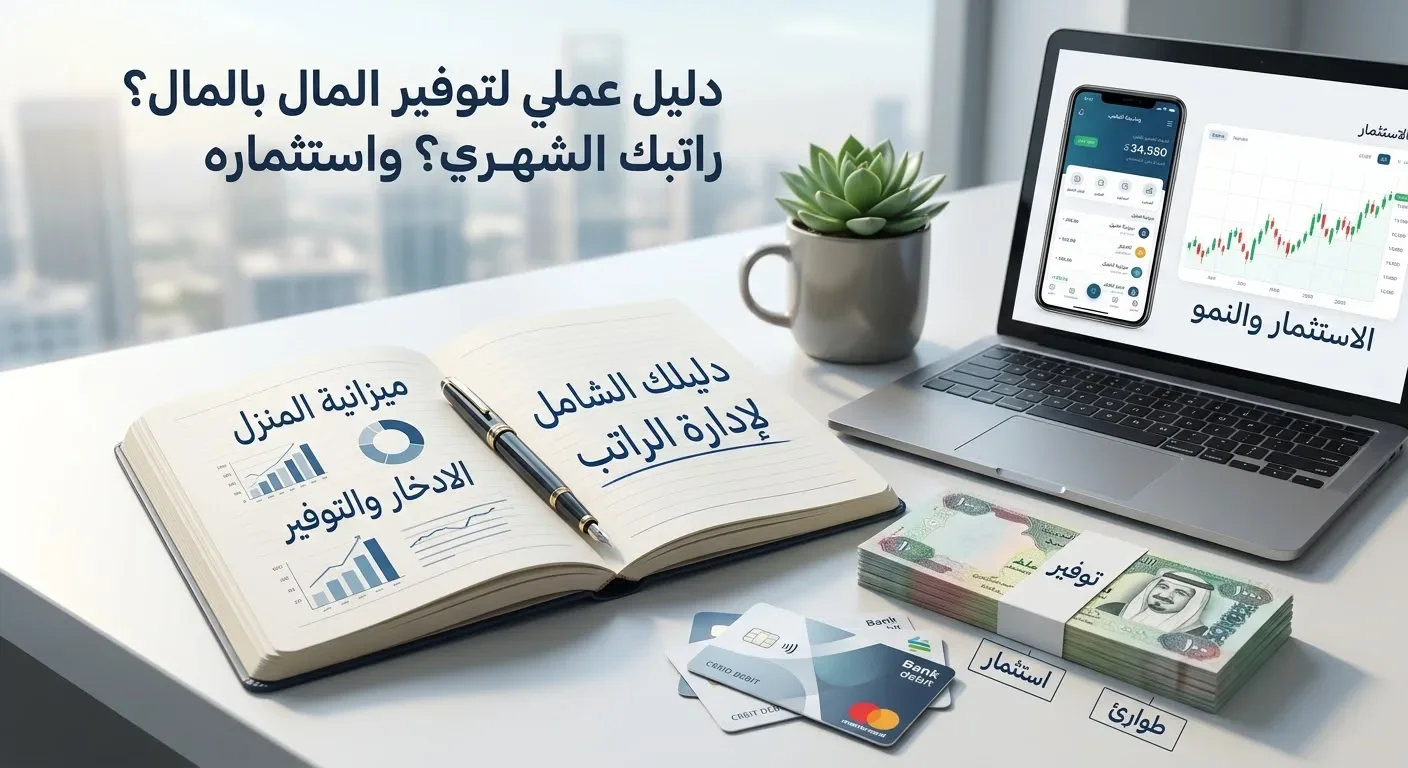 image about كيف تدير راتبك الشهري بذكاء؟ دليل عملي وشامل لتوفير المال واستثماره