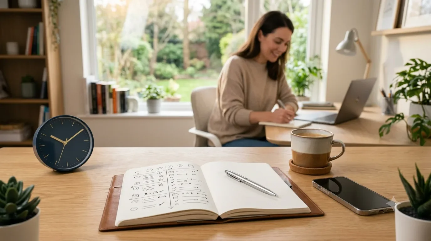 image about كيف تنظم يومك وتنجز مهامك؟ 8 خطوات بسيطة للتخلص من الفوضى والتسويف