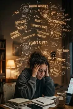image about التفكير الزائد: لماذا لا يتوقف عقلك عن التفكير؟ طرق لاستعادة هدوئك