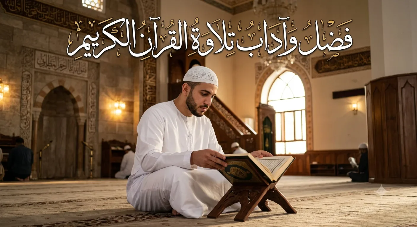 image about فضل وآداب تلاوة القرآن الكريم 