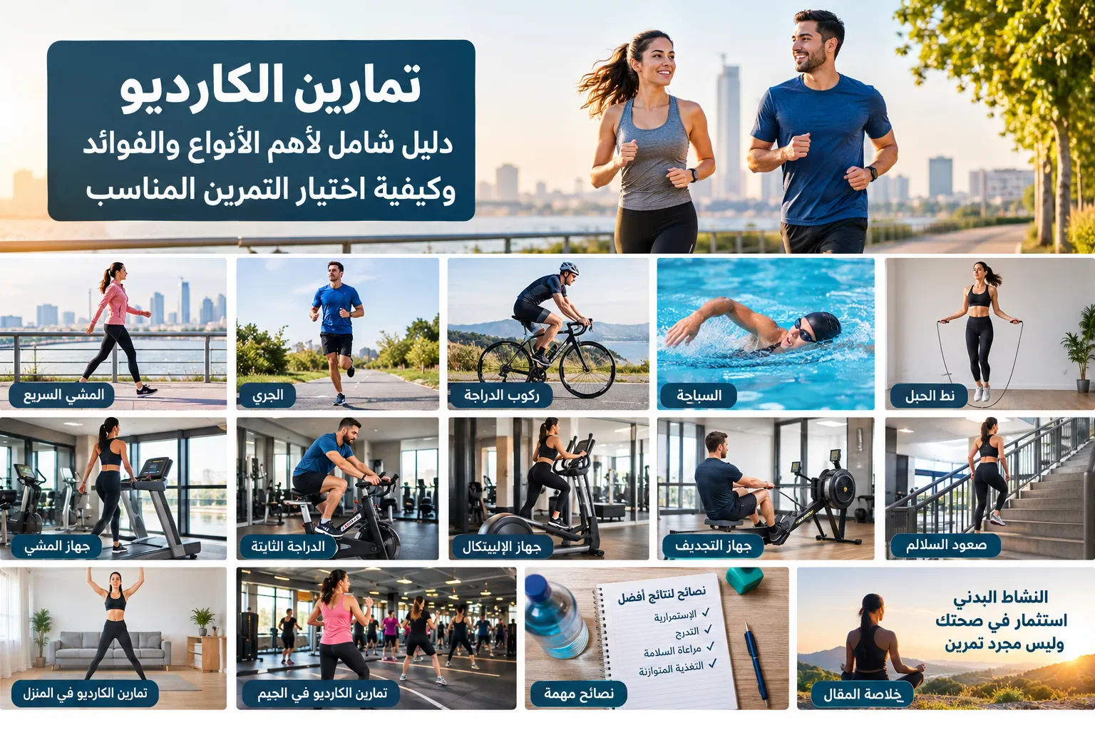 image about تمارين الكارديو: دليل شامل لأهم الأنواع والفوائد وكيفية اختيار التمرين المناسب 