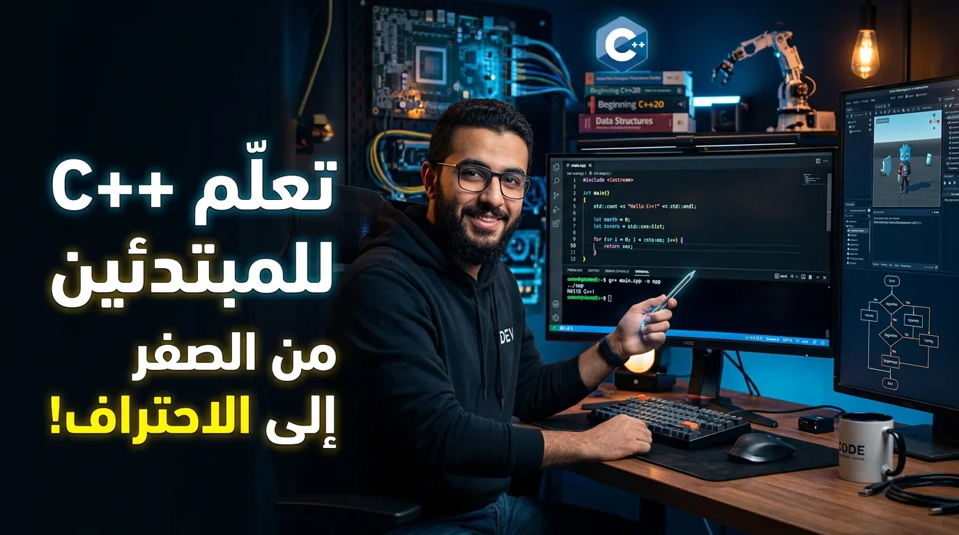 image about تعلم لغة البرمجة C++ من الصفر: دليل عملي للمبتدئين