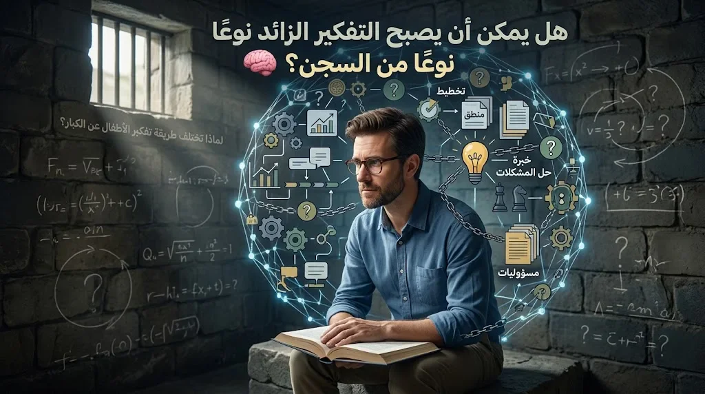 image about هل يمكن أن يصبح التفكير الزائد نوعًا من السجن؟ 🧠