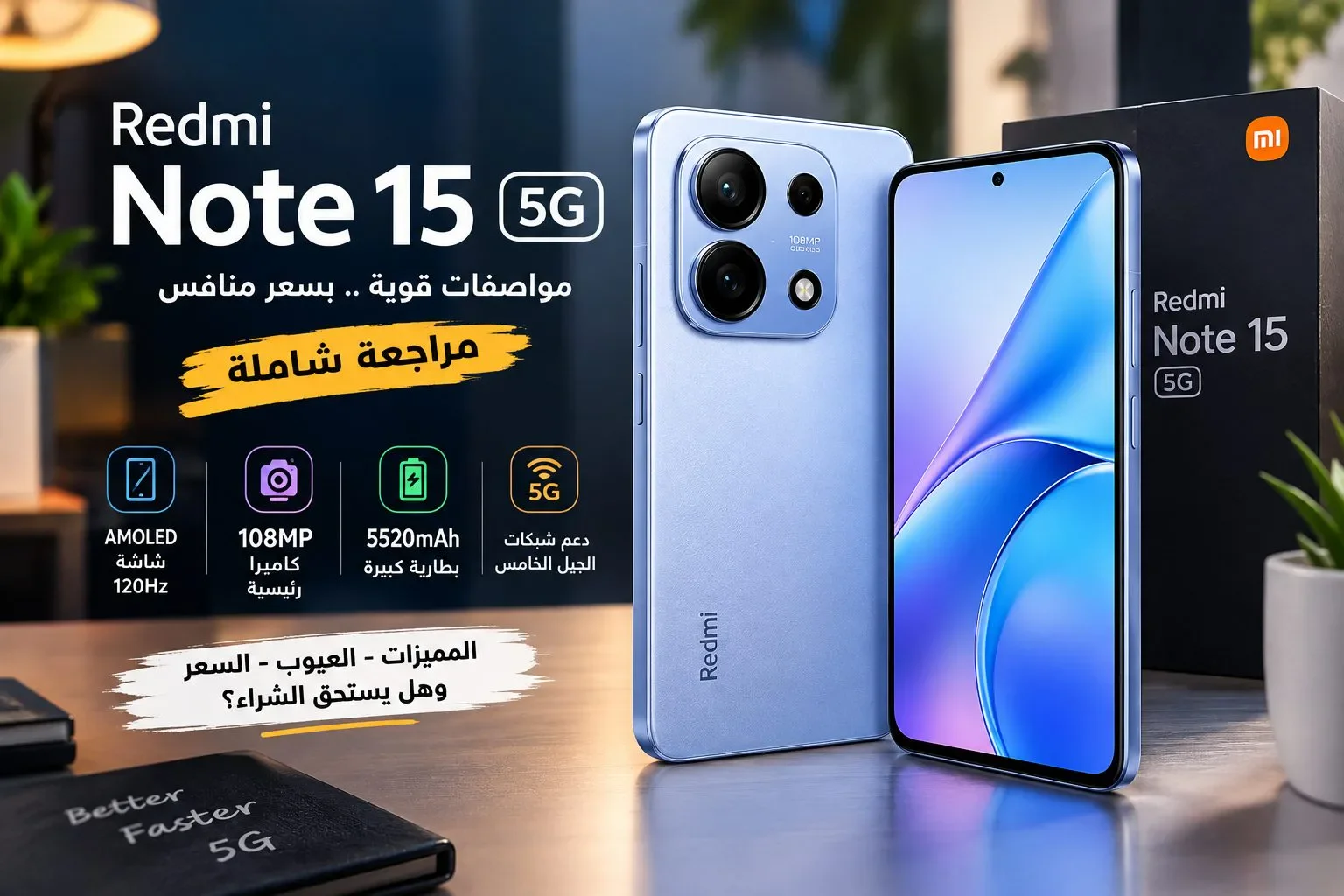 image about سعر ومواصفات Redmi Note 15 5G في مصر 2026 – هل يستحق الشراء؟