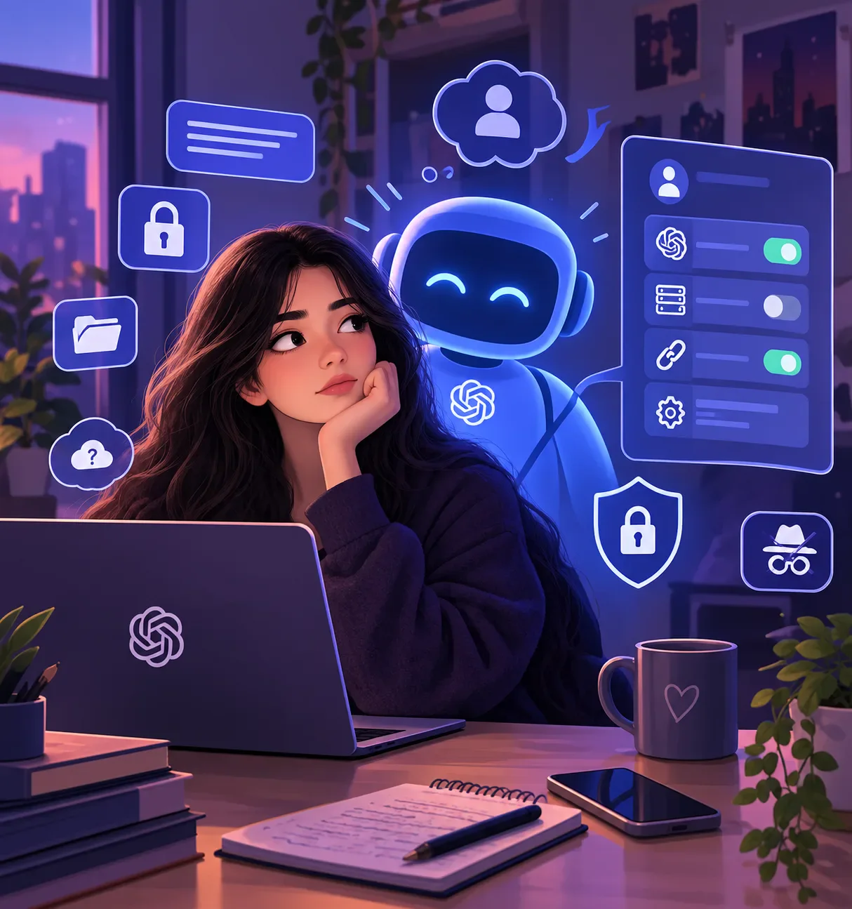 image about هل الذكاء الاصطناعي بيتجسس عليك؟ ماذا يعرف ChatGPT عنك فعلًا؟