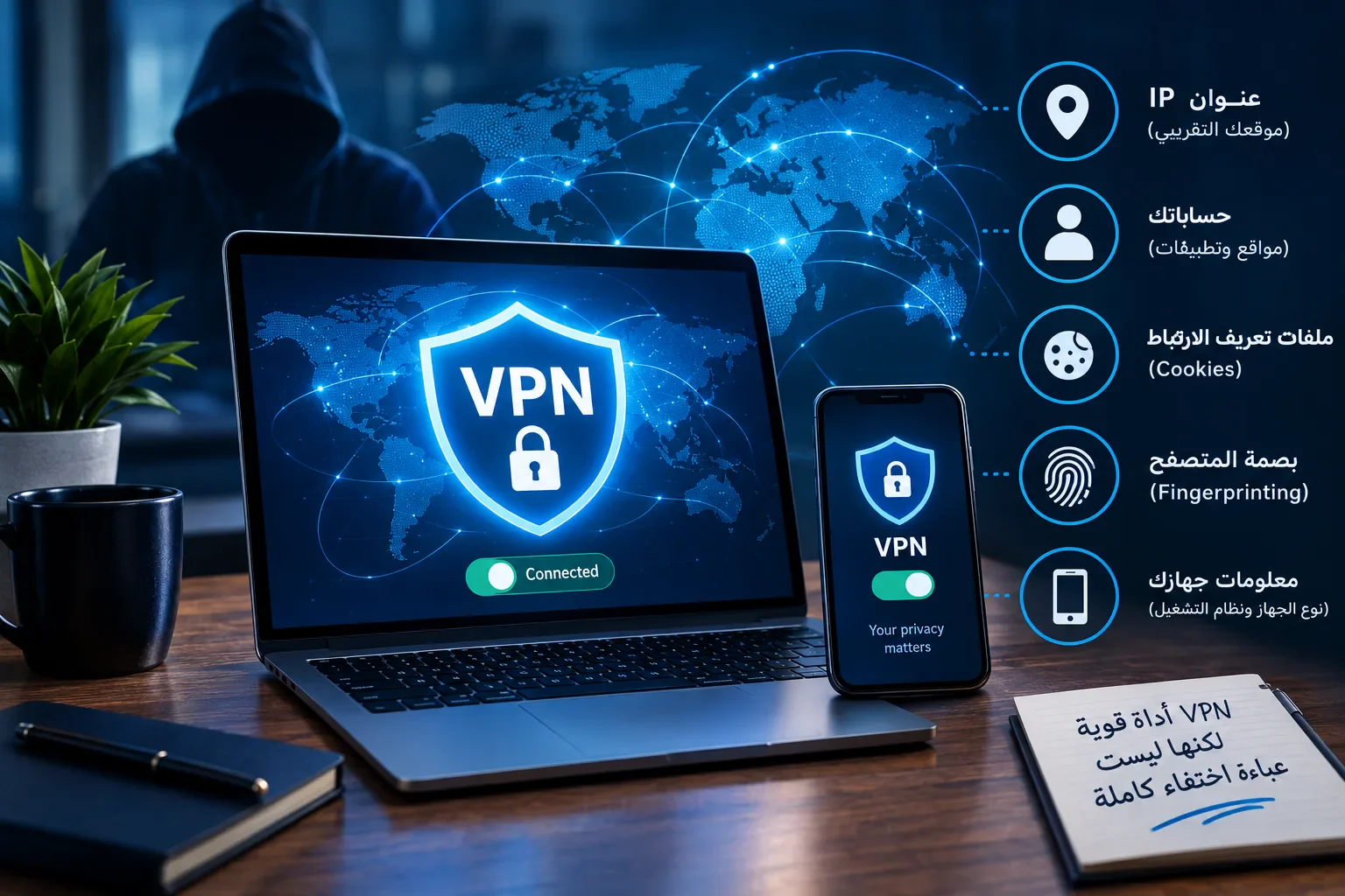 image about هل VPN يخفي هويتك فعلًا؟ الحقيقة التي يجب أن تعرفها