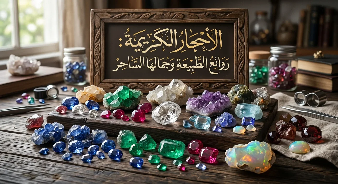 image about الأحجار الكريمة: أنواعها وأشكالها وأهميتها وأسرار جمالها
