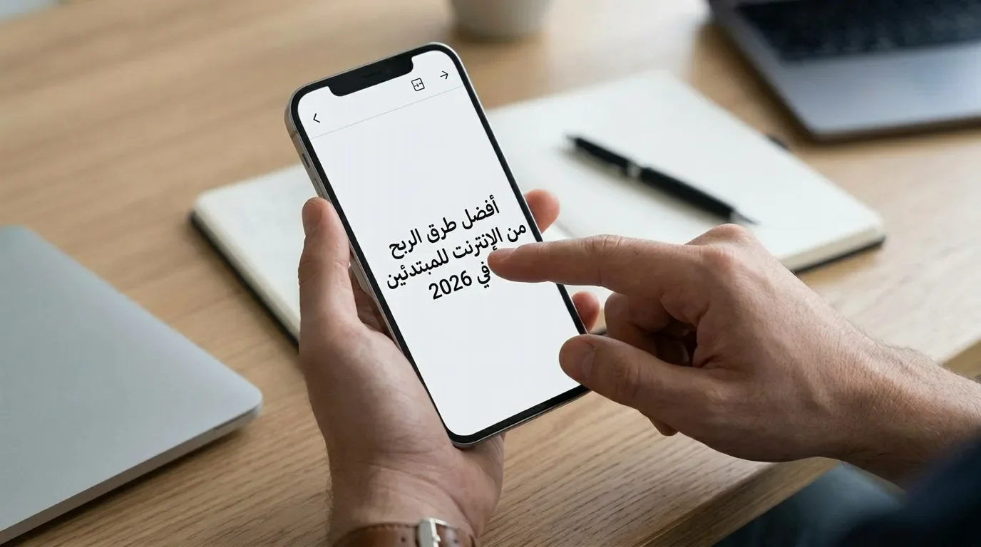 image about أفضل طرق الربح من الإنترنت للمبتدئين في 2026