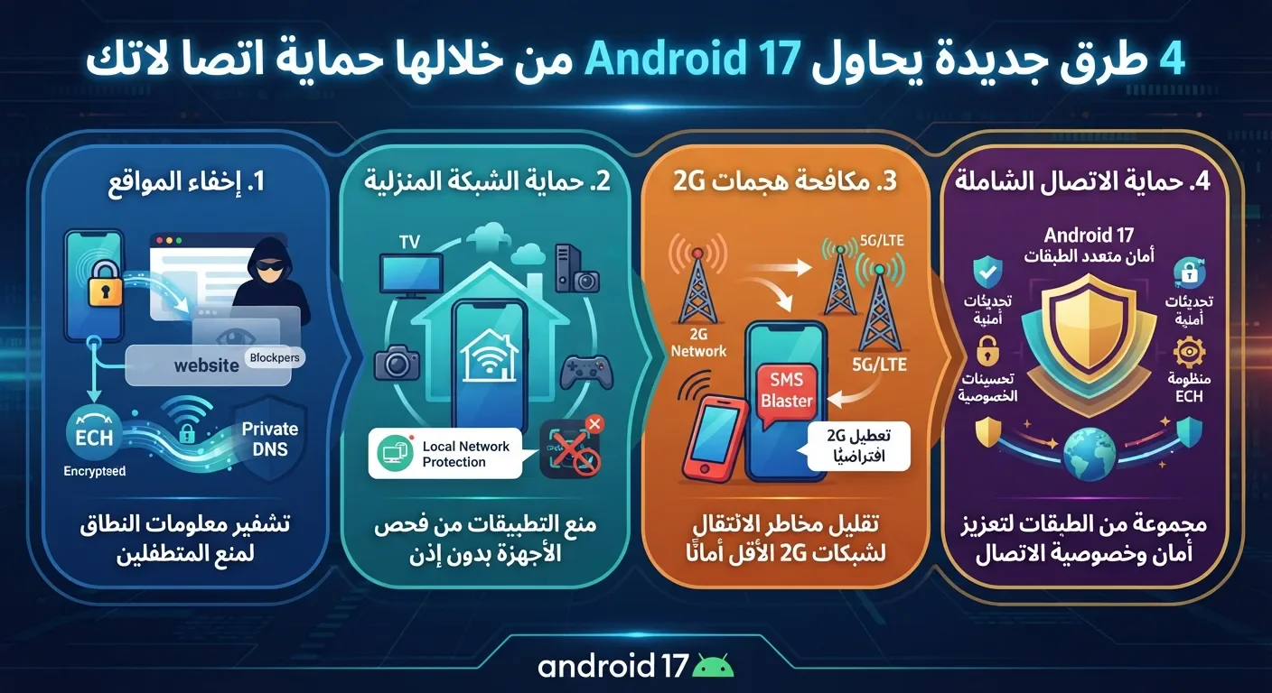 image about هل يمكن سرقة بياناتك من شبكة الهاتف؟ 4 طرق جديدة يحاول Android حمايتك منها.