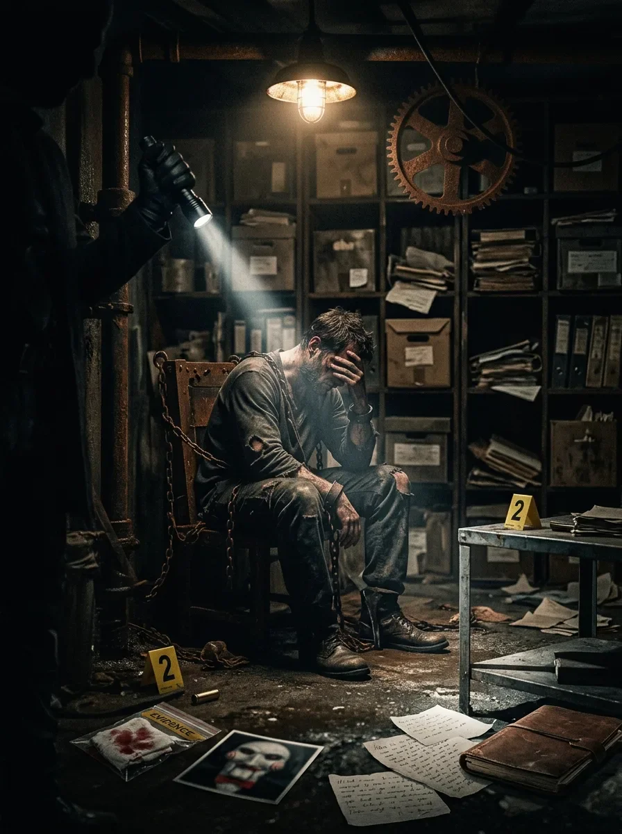 image about 🎬 SAW — لعبة الخوف والغموض التي غيرت أفلام الرعب