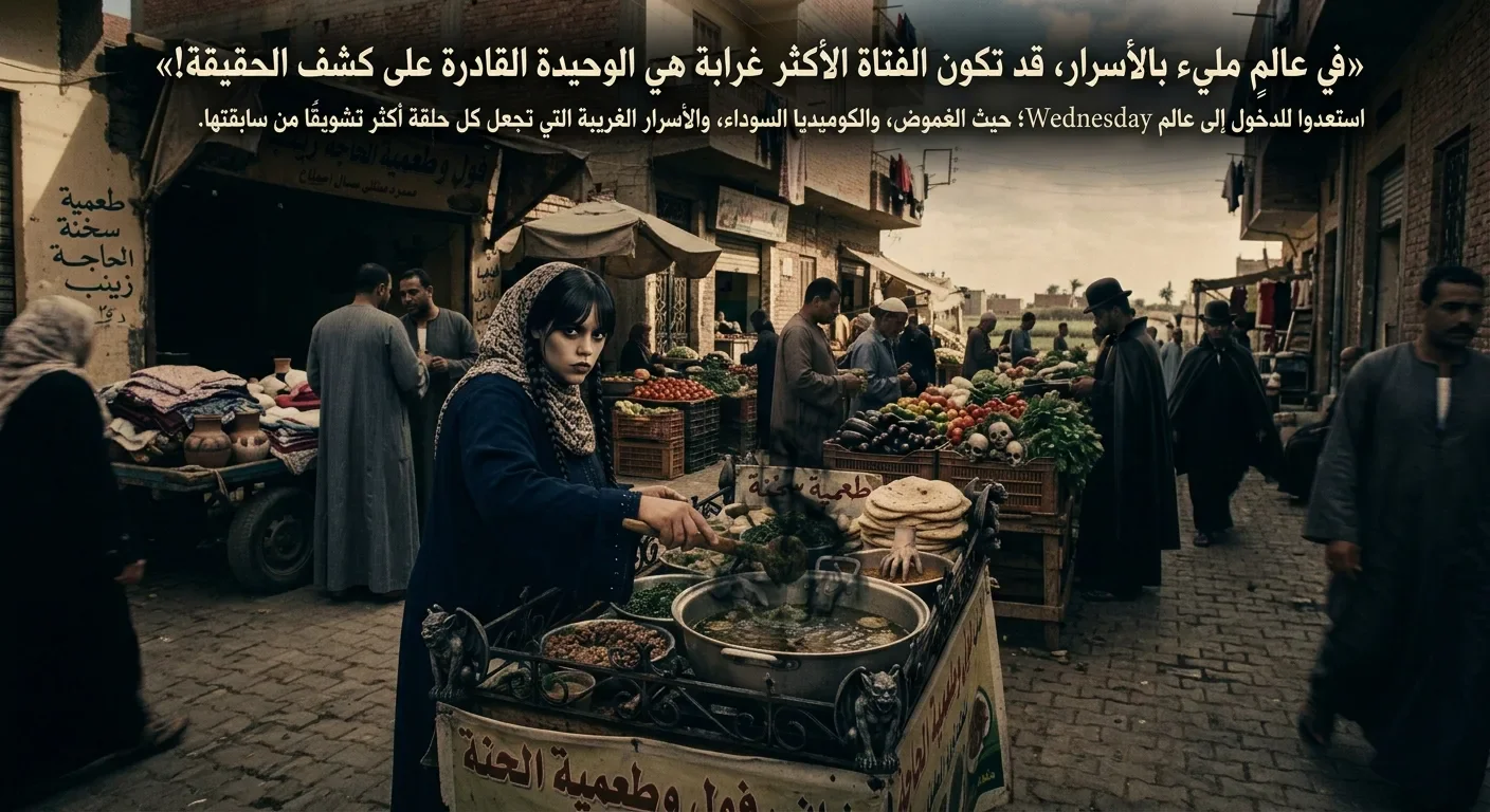 image about 🖤 Wednesday.. عندما يصبح الغموض أكثر إثارة ✨