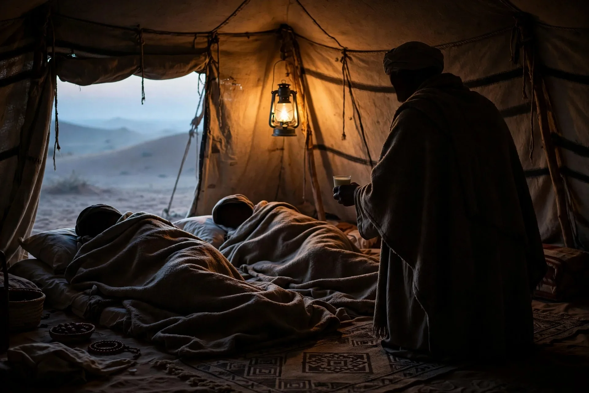 image about *قصة أصحاب الغار الثلاثة - حديث نبوي صحيح وكيف أنجاهم الله بصالح أعمالهم*