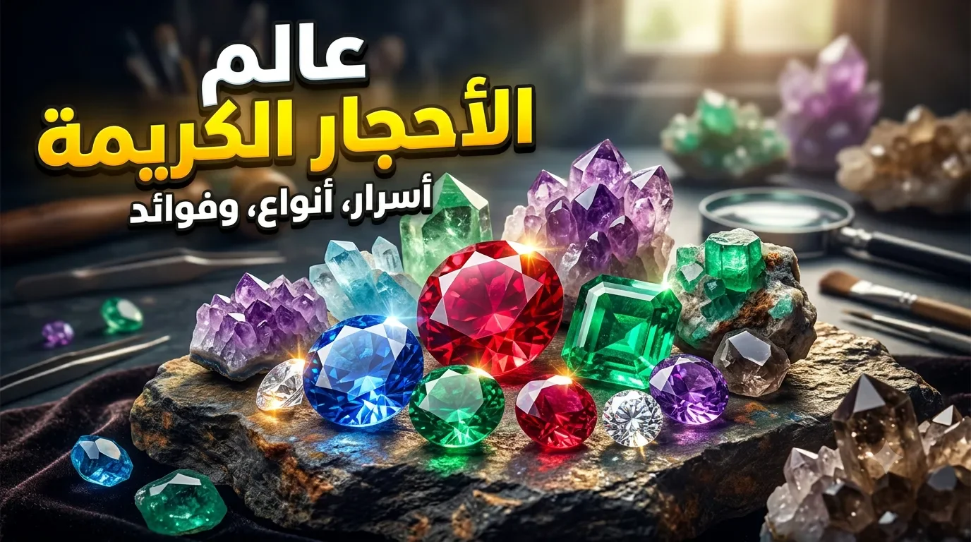 image about الأحجار الكريمة: أسرار جمالها وأنواعها وأشهر استخداماتها وكيفية اختيار الحجر المناسب وتنسيقه في المجوهرات لإطلالة مميزة.