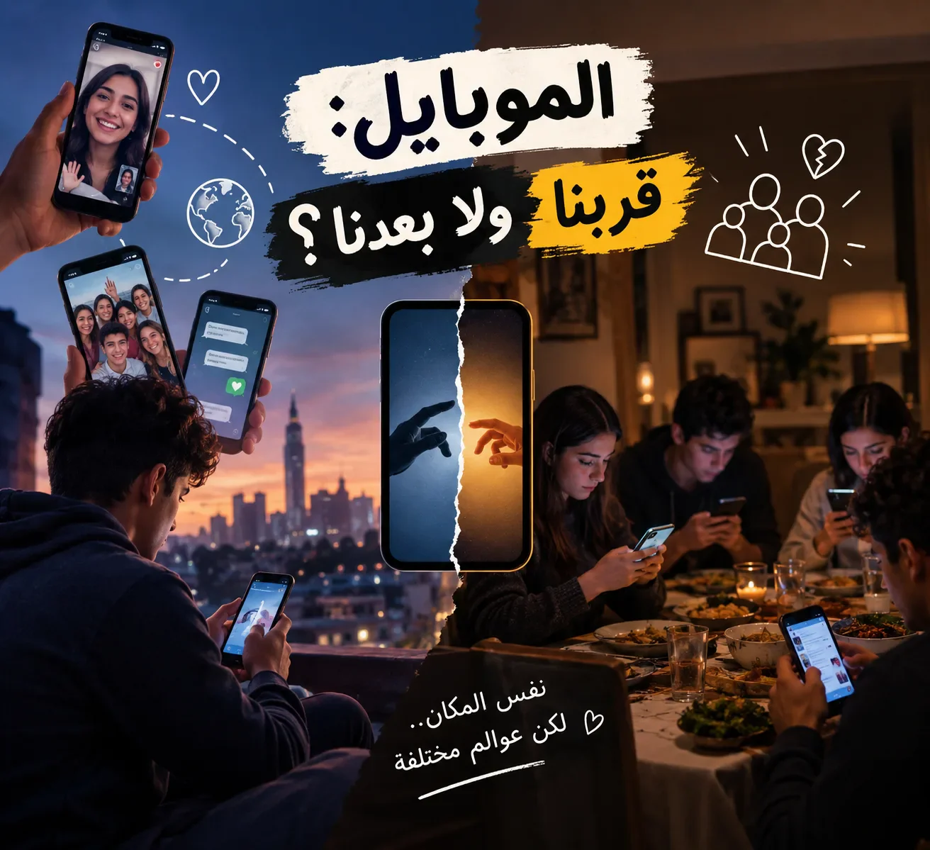 image about الموبايل سرقنا من بعض