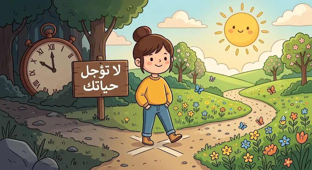 image about ماذا لو كنت تؤجل حياتك دون أن تشعر؟