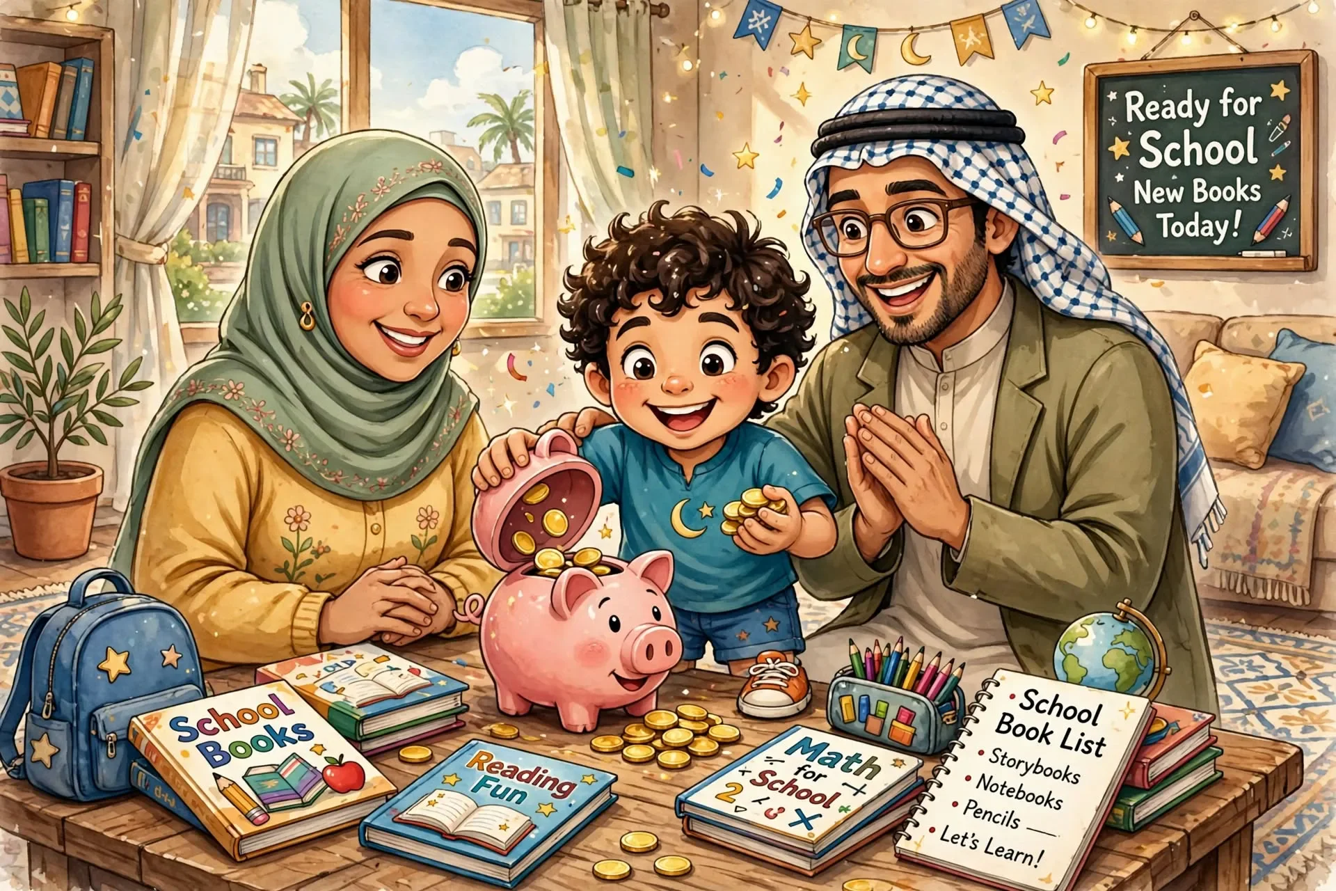 image about كنز سليم الصغير: حكاية الحصالة الذهبية