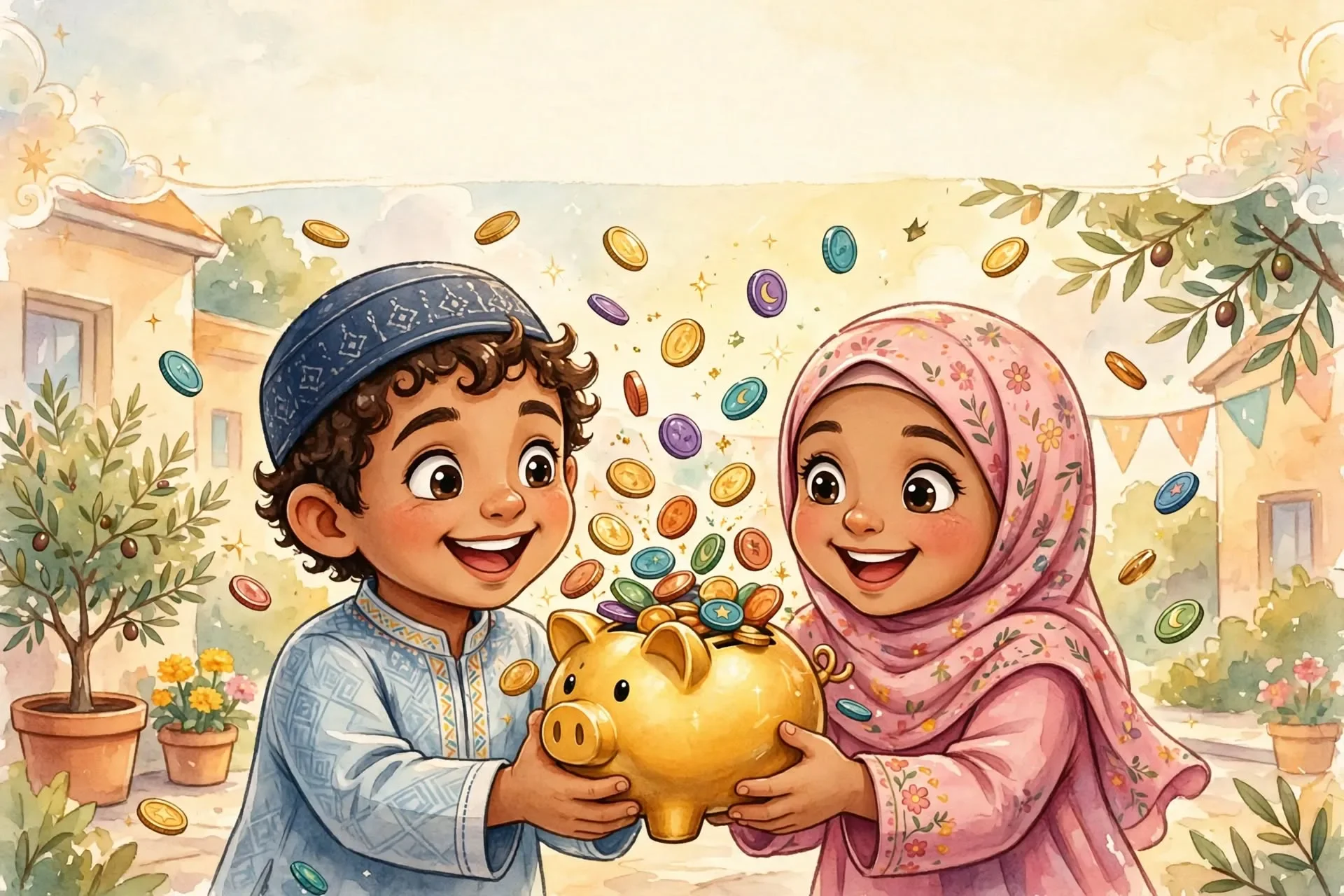 image about كنز سليم الصغير: حكاية الحصالة الذهبية