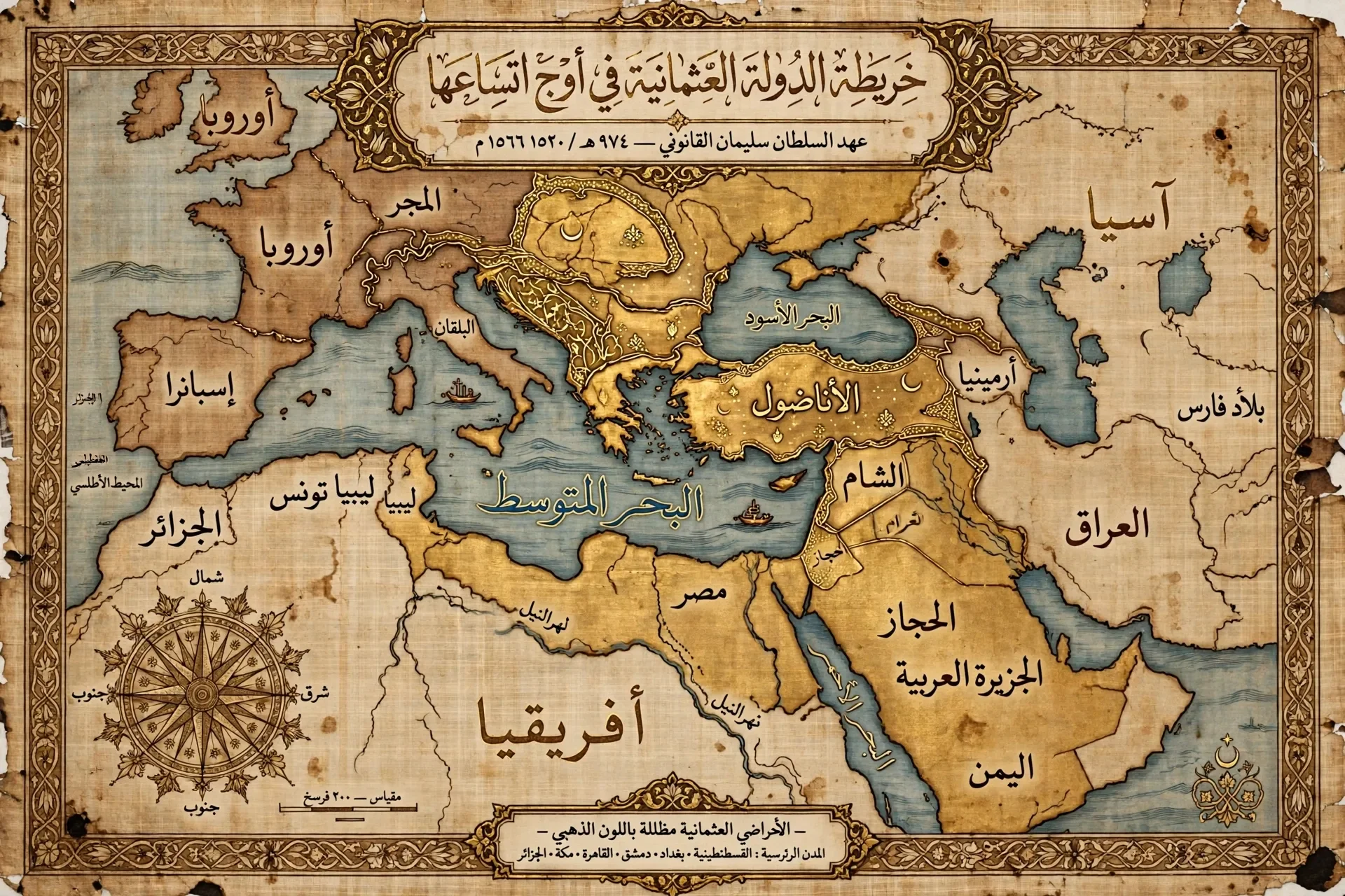 image about الدولة العثمانية - 600 عام من الخلافة الإسلامية من قيامة عثمان إلى فتح القسطنطينية والمجد في عهد سليمان القانوني
