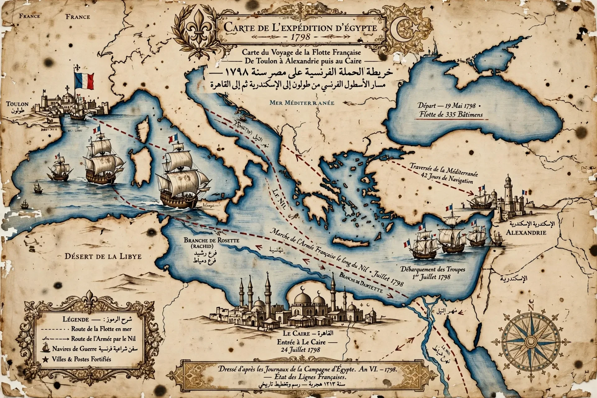 image about  الحملة الفرنسية على مصر 1798-1801