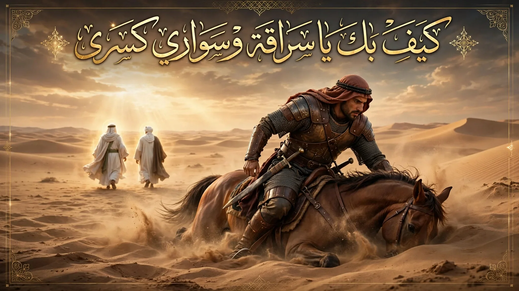 image about حين ساخت فرسه وحفظ الله نبيه بوعده