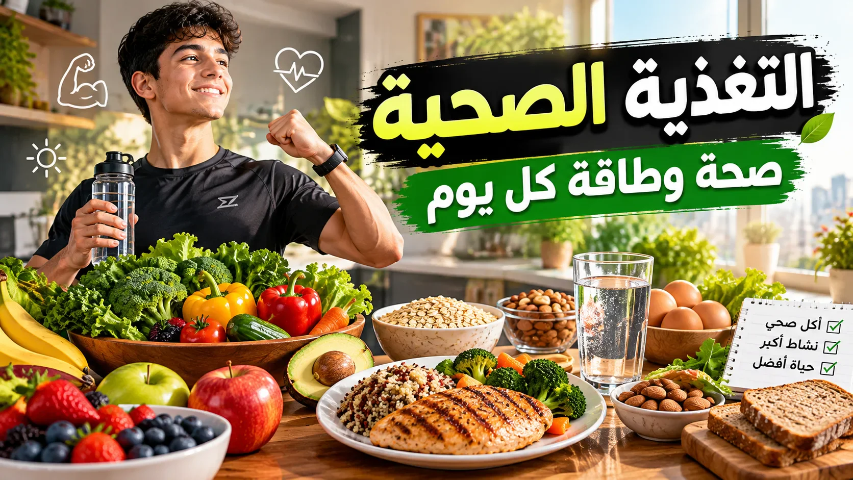 image about التغذية الصحية: دليلك لبناء جسم أقوى وحياة أكثر نشاطًا