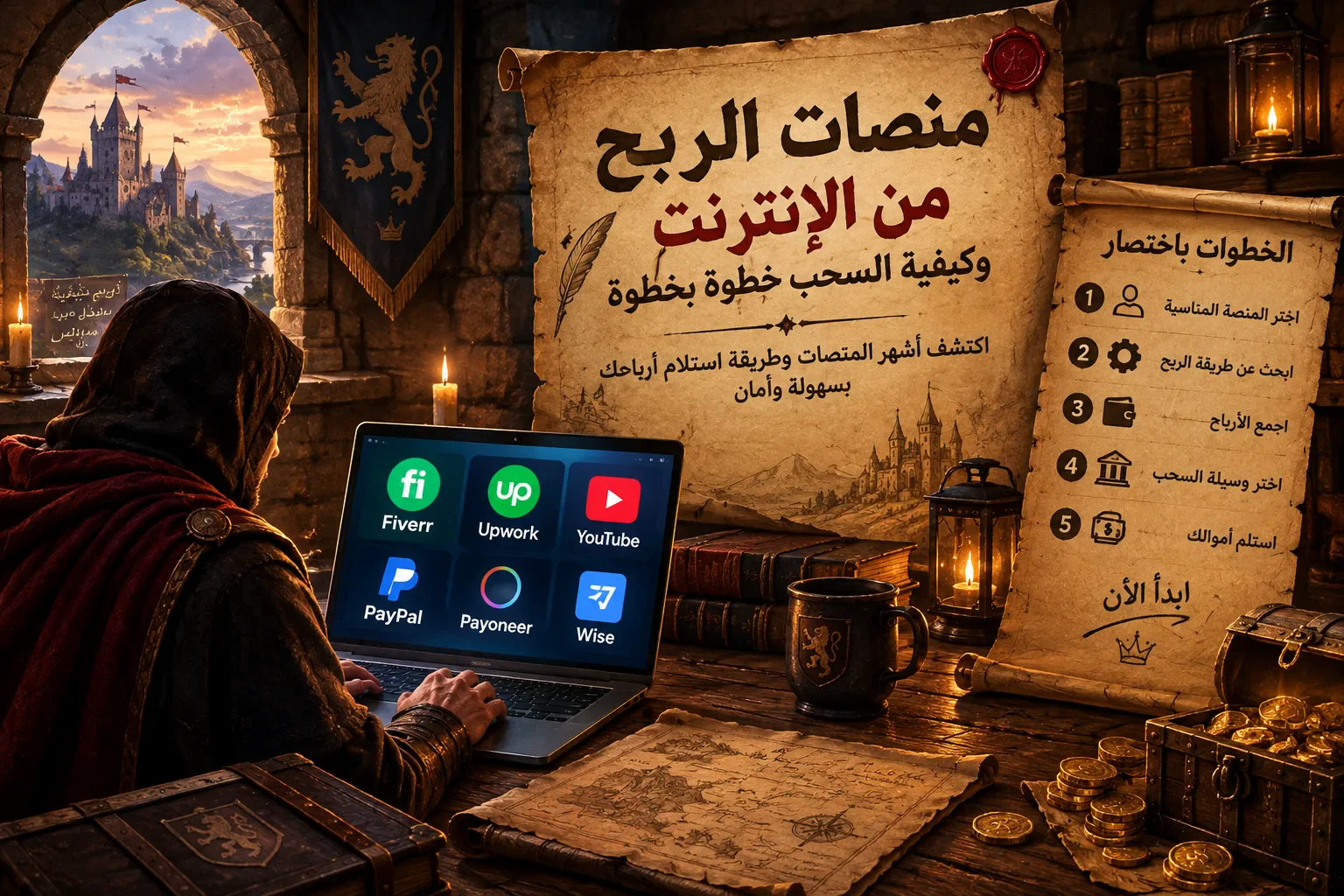 image about 💰 شرح منصات الربح من الإنترنت وكيفية السحب خطوة بخطوة في 2026 💳