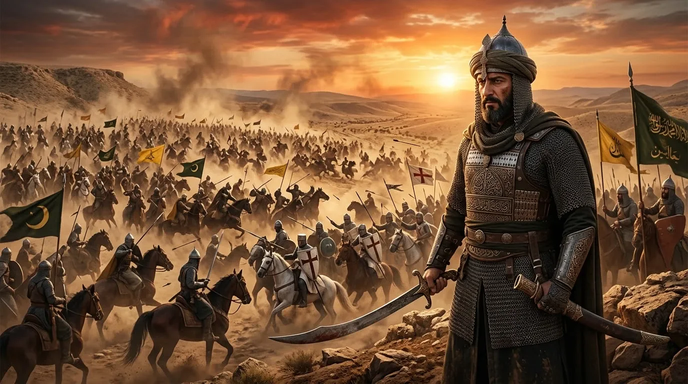 image about صلاح الدين الأيوبي ومعركة حطين: اليوم الذي تغيّر فيه تاريخ القدس