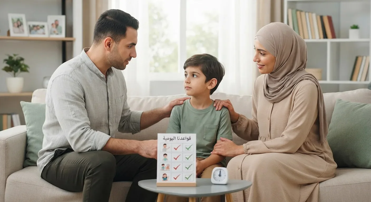 image about حدود الحزم واللين مع الأطفال: