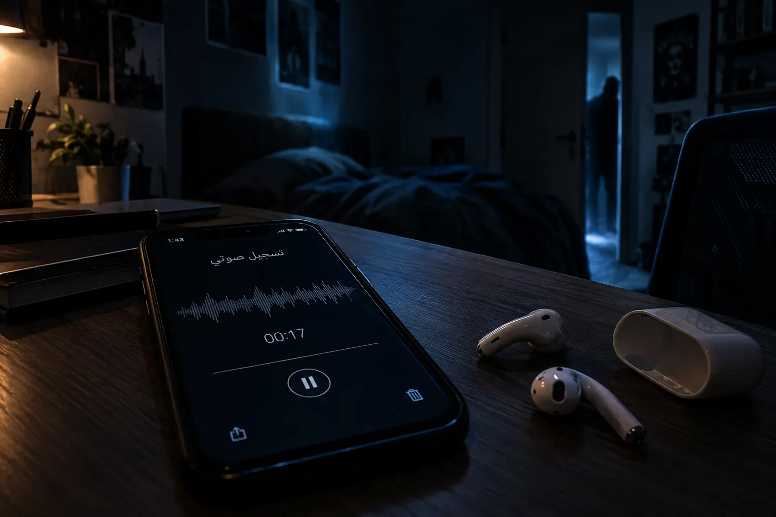 image about 🎧 السماعة التي سجلت صوتًا لم يسمعه أحد