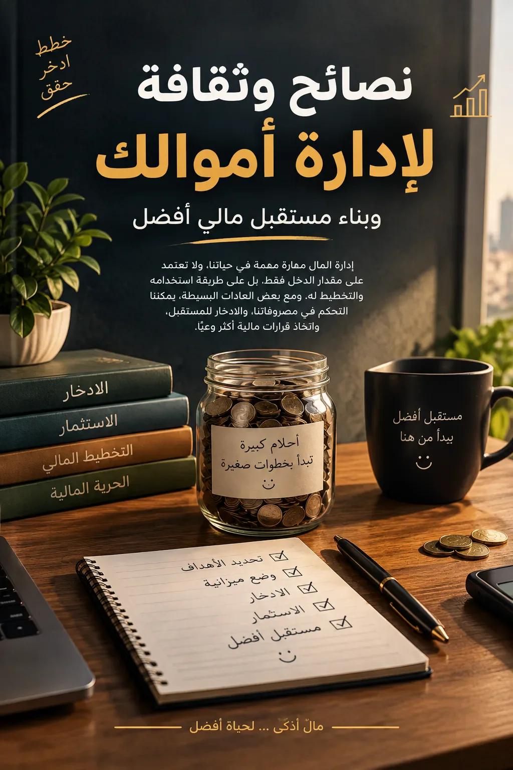 image about نصائح وثقافة لإدارة أموالك وبناء مستقبل مالي أفضل