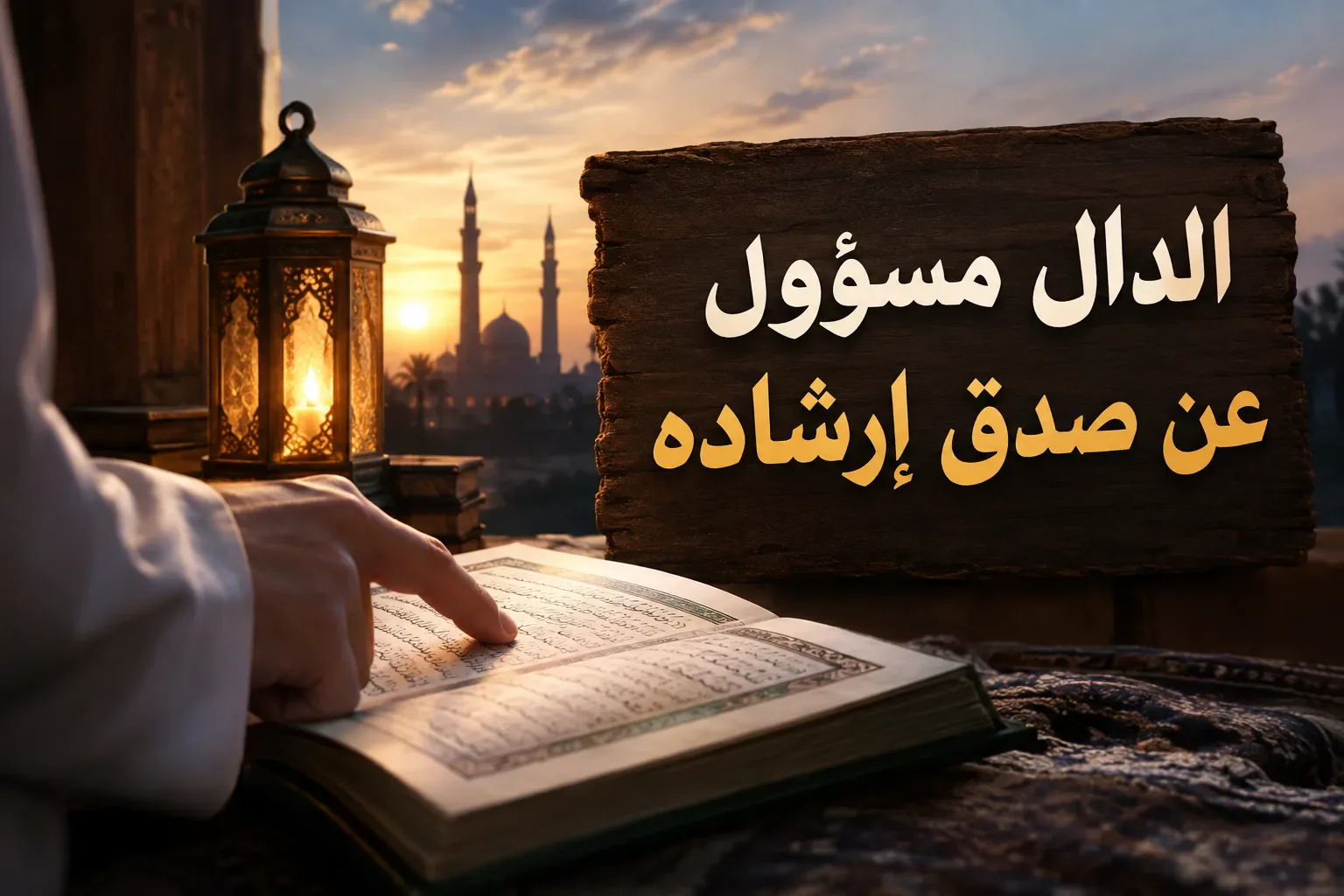 image about من دل على خير فله مثل أجر فاعله: فضل الإرشاد النافع