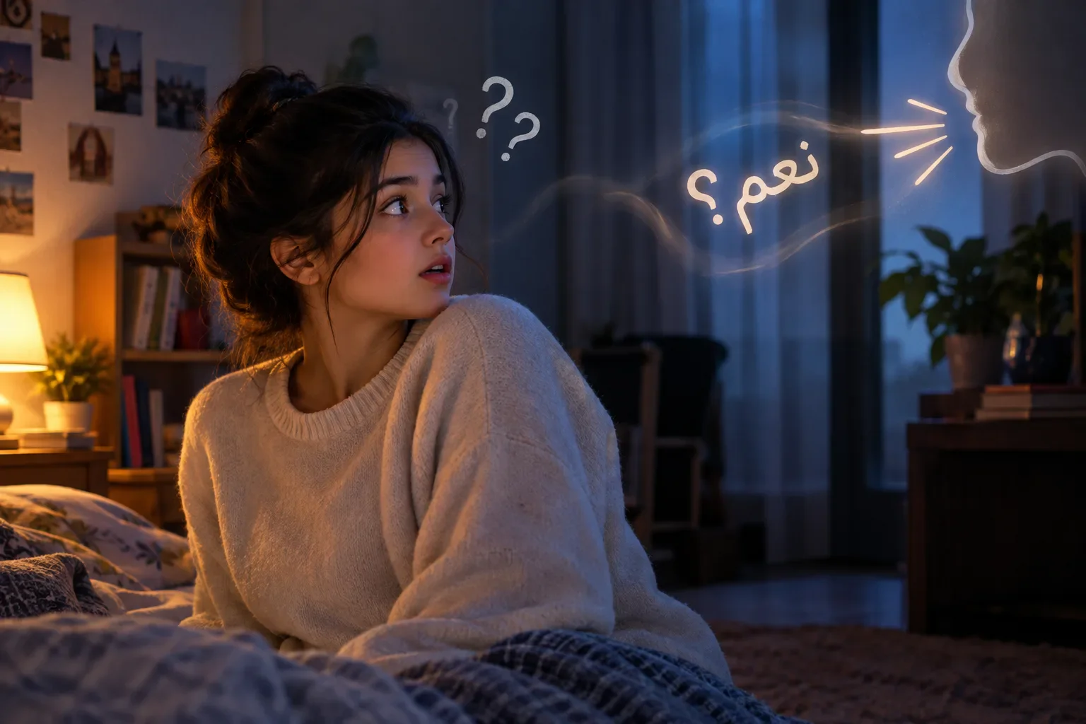 image about ليه أحياناً بنحس إن حد بينادينا وإحنا لوحدنا 🤔؟