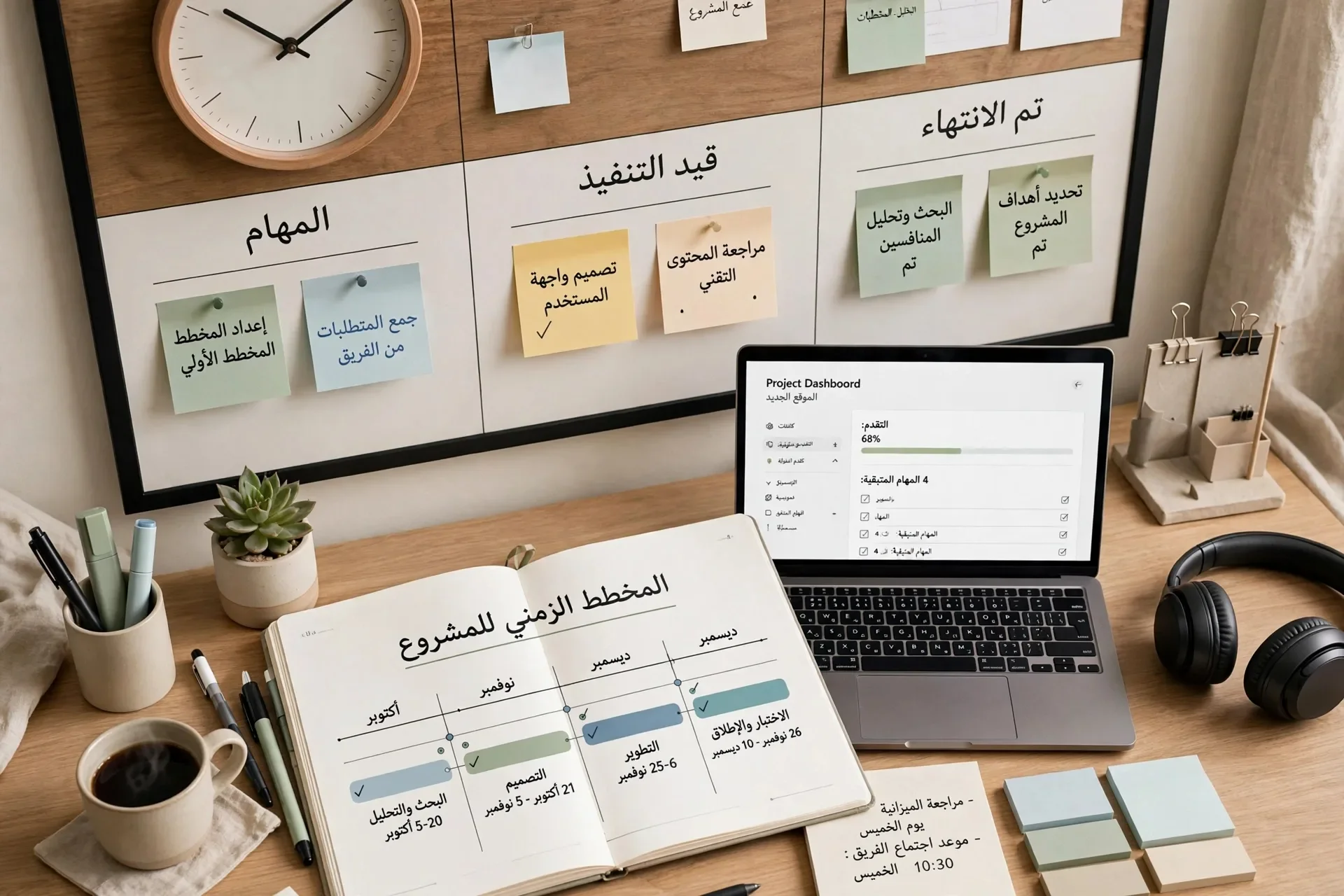 image about دليل عملي في مهارات إدارة المشاريع الرقمية: خارطة طريق لتنظيم العمل والتعلم الذاتي